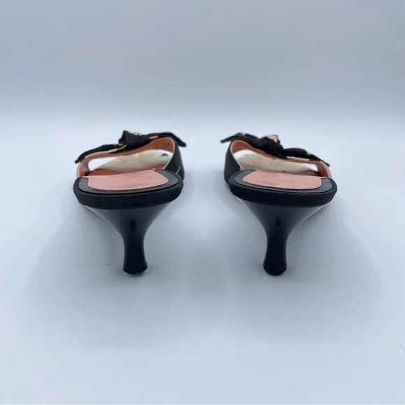 Salvatore Ferragamo Shoes 8 1/2 Black/Pink - Picture 9 of 16